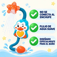 Regadera automática y portátil para niños