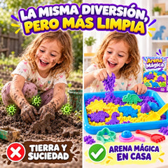 Arena mágica Sensorial con Piscina - Magic Sand Original