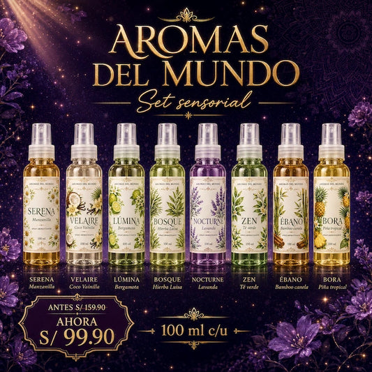 Aromas del mundo - Set sensorial 8 unidades