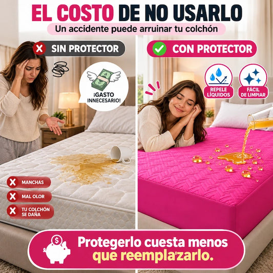 Cubrecama Impermeable Antiderrames y polvo