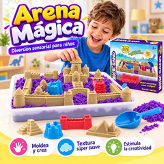 Arena mágica Sensorial con Bandeja de juegos - Magic Sand Original