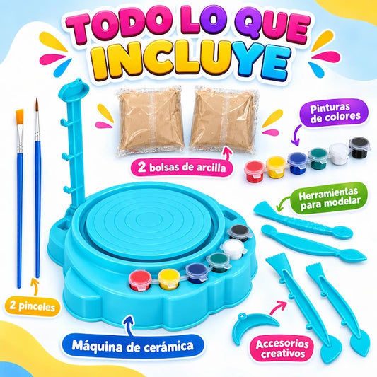 Set de creación de arte en arcilla para niños