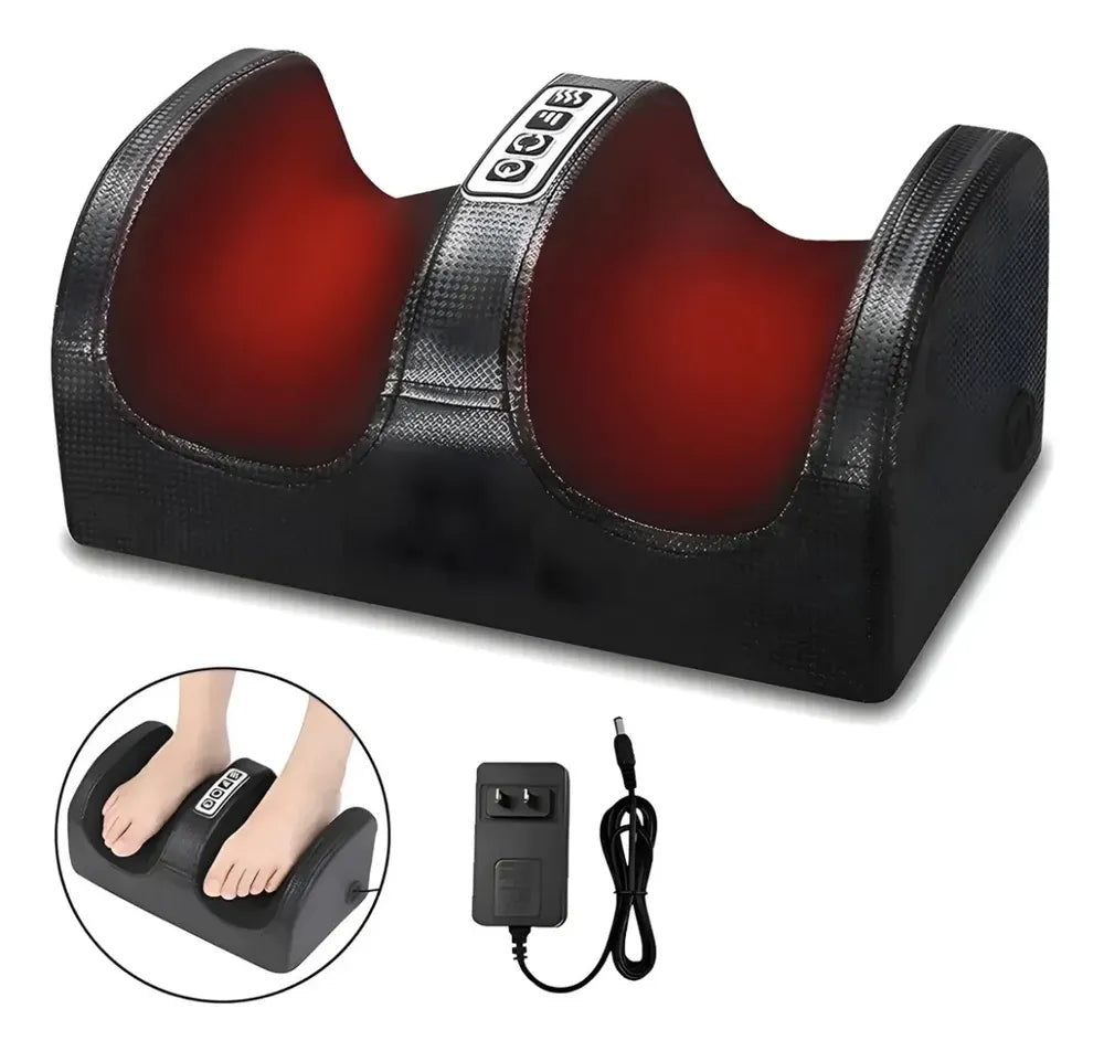 Masajeador shiatsu de pies con calor