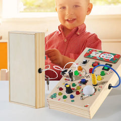 Tablero Multisensorial Montessori para niños