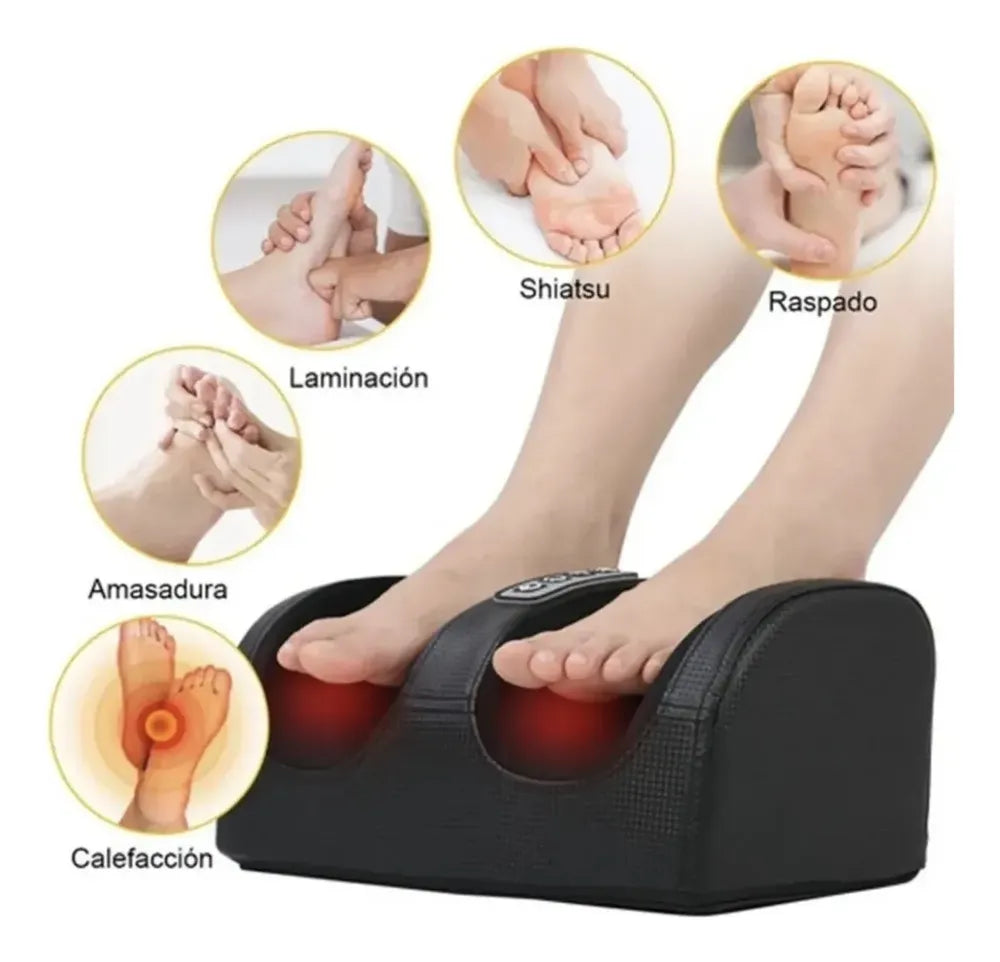 Funciones del masajeador shiatsu amasado y rodillos