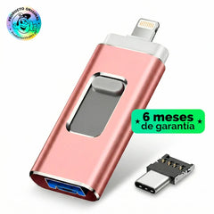 Memoria USB 3.0 Phone Transfer - Guarda fotos y videos de tu celular al instante! - 64 GB