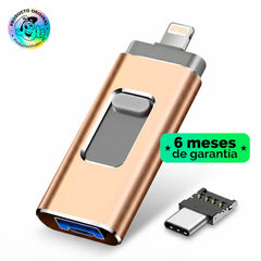 Memoria USB 3.0 Phone Transfer - Guarda fotos y videos de tu celular al instante! - 64 GB