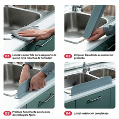 Protector para lavadero contra Salpicadura