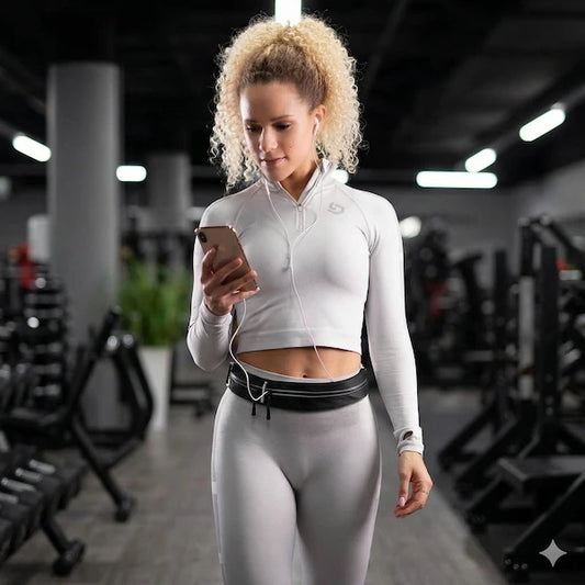Cangurera Deportiva Fit Diseño Invisible, ideal para Correr, Hacer Ejercicio, etc.