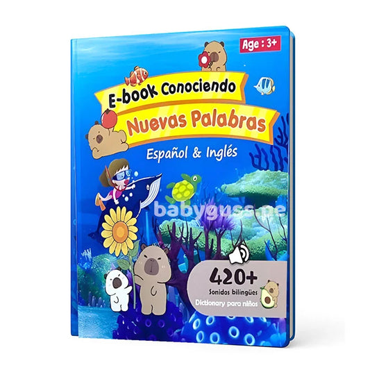 Libro Bilingüe con Sonidos –  420 Palabras -  Producto Original de calidad TAPA DURA ⭐