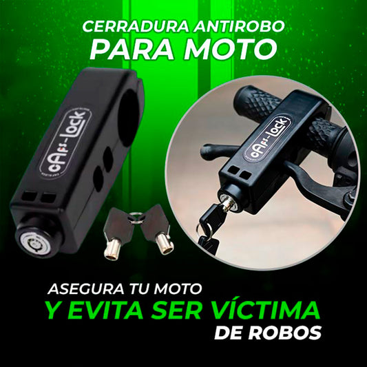 Cerradura antirrobo para moto