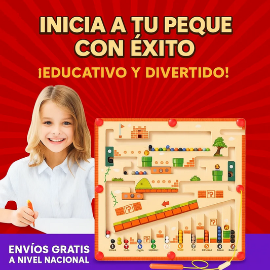 Laberinto Magnético de Mario Bros Montessori
