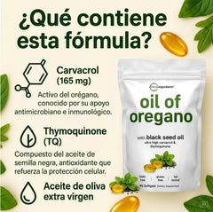 Aceite de Orégano - 90 cápsulas