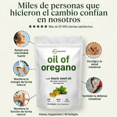 Aceite de Orégano - 90 cápsulas