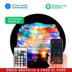 Luz LED RGB con Bluetooth Decorativas - 10 metros