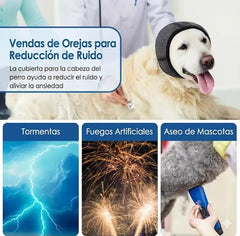 Orejeras antiansiedad reductoras de ruido para perros