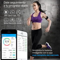 Balanza Digital Inteligente Recargable con Bluetooth - 180 kg