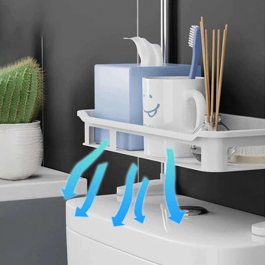 Estante Organizador de Baño 2 Niveles con Adhesivo - Productos Virales