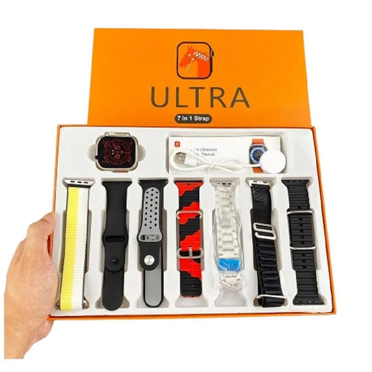 Smartwatch + 6 correas premium + audifonos de regalo
