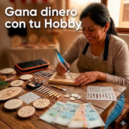 Set de Pirograbado en Madera: Tu Nuevo Hobby en Casa - 37 Piezas