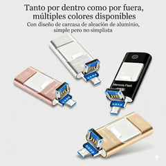 Memoria USB 3.0 Phone Transfer - Guarda fotos y videos de tu celular al instante! - 64 GB