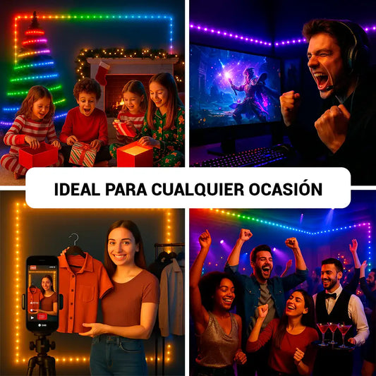 Luces Led RGB Smart con Bluetooth - 10 metros