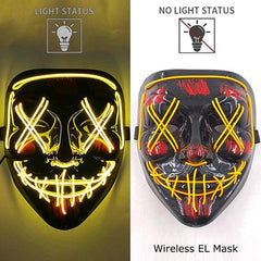 Máscara Led para Halloween - Productos Virales