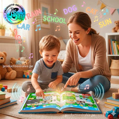 Libro Bilingüe con Sonidos –  420 Palabras -  Producto Original de calidad TAPA DURA ⭐