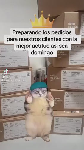 preparando pedidos de productos virales un domingo