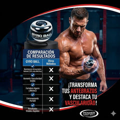 Gyroball - Ideal para fortalecer la muñeca y el brazo