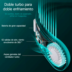 Ventilador de cuello portatil y recargable - Comodidad a toda hora - Productos Virales