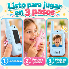 Walkie talkie para niños con cámara incorporada - foto 2