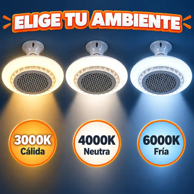 Foco LED con Ventilador y Calefactor - foto 4
