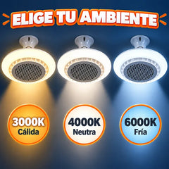 Foco LED con Ventilador y Calefactor - foto 4