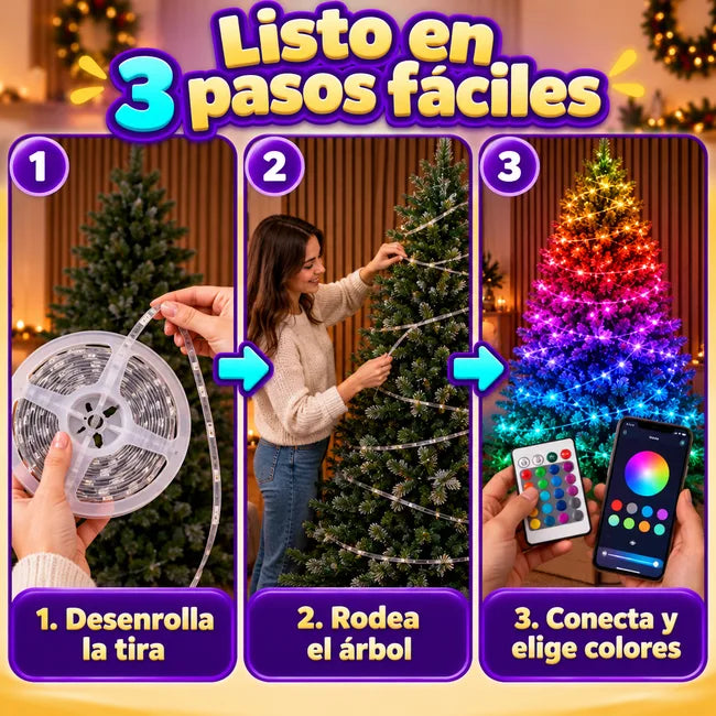 Luces Smart Led navideñas de 20 metros - foto 5